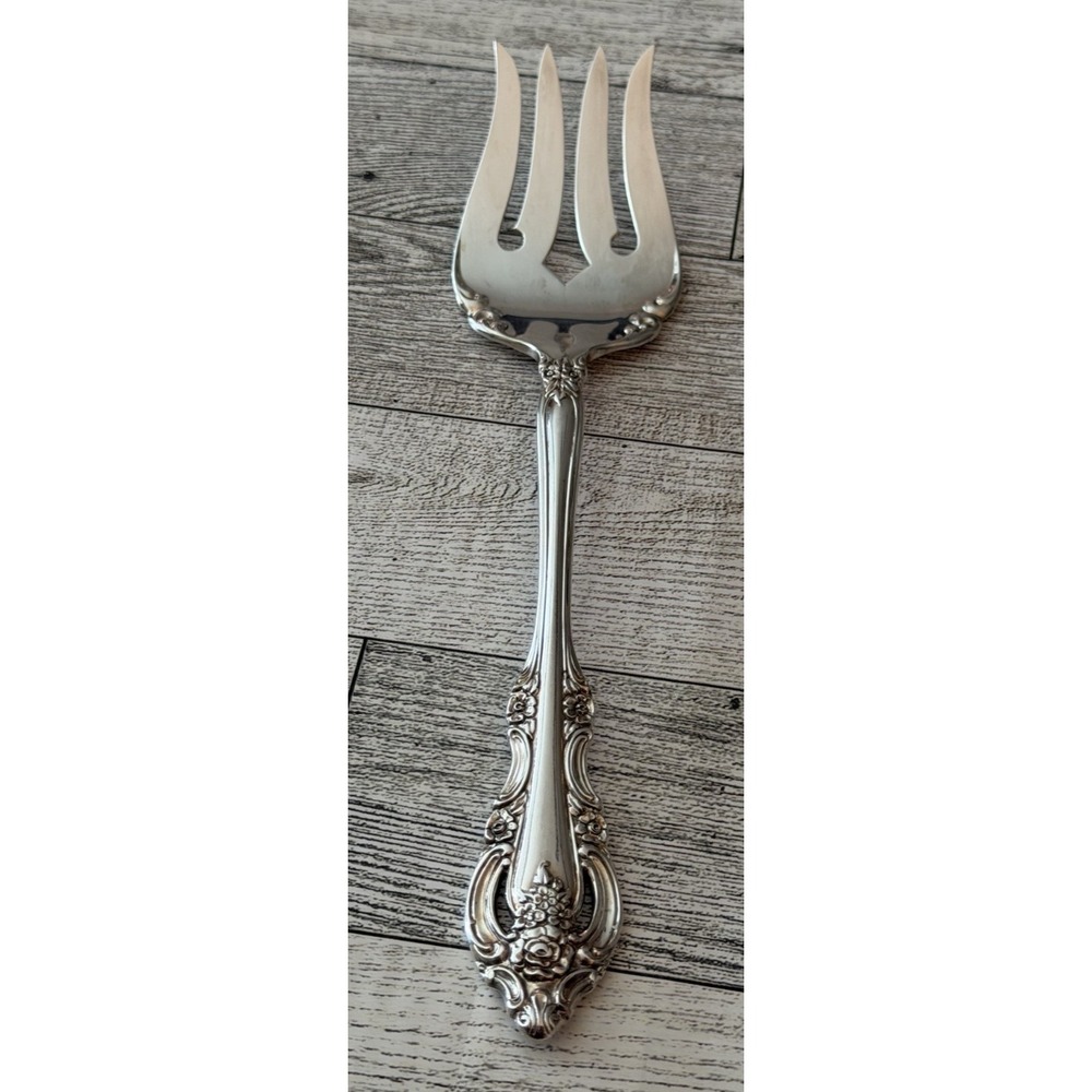 Oneida Community SILVER ARTISTRY Silverplate Silverware Cold Meat Serving Fork